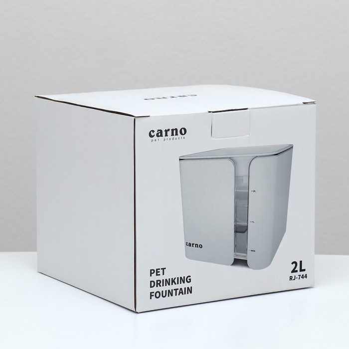 Фонтанчик для животных Carno, 2 л, с датчиком воды и фильтром, 18х16 см 2 л, зелёный Фонтанчик для животных Carno, 2 л, с датчиком воды и фильтром, 18х16 см 2 л, зелёный