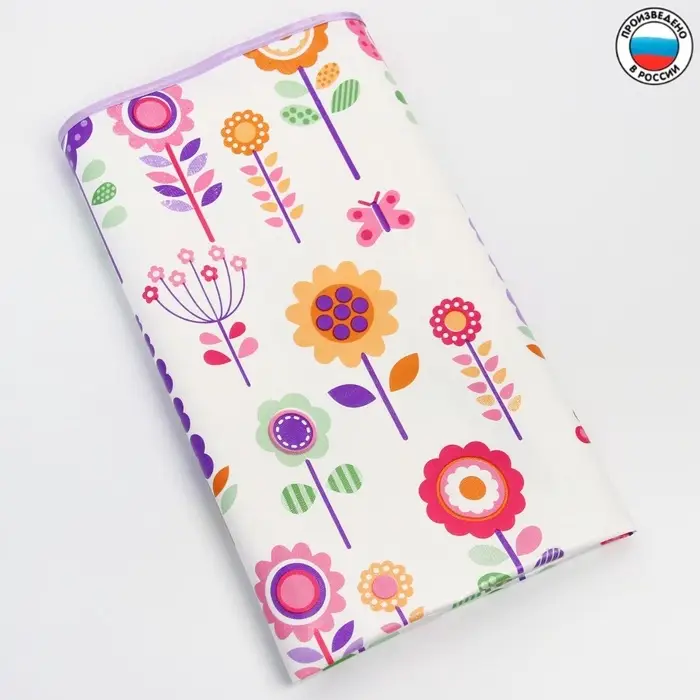 Клеёнка с ПВХ-покрытием, 70&times;100 см, на резинке, МИКС