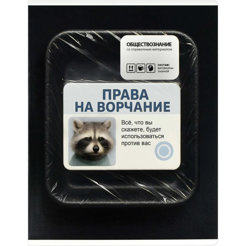 Тетрадь предметнaя ОБЩЕСТВОЗНАНИЕФРАЗЫ С ХАРАКТЕРОМ48л.А5+,кл,справ/73073