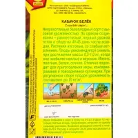 Семена Кабачок белоплый Белёк, Ц/П,1 г Семена Кабачок белоплый Белёк, Ц/П,1 г