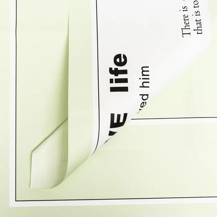 Пленка для цветов Пленка для цветов "Любовь..", 58×58 см, зелёная