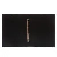 Папка на 4 кольцах А3, Calligrata TOP, 27 мм, 800 мкм, вертикальная, чёрная