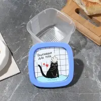 Ланч-боксы «Домашний уют», набор 4 шт.: 230 мл, 500 мл, 900 мл, 1550 мл