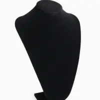 Бюст для украшений QF, 23&times;15&times;34 см, h=34 см, чёрный