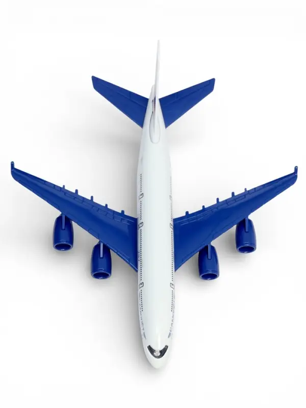 Модель металл. "Авиалайнер", 22 см, свет-звук, инерц., подв. детали 1706C158-R (36)