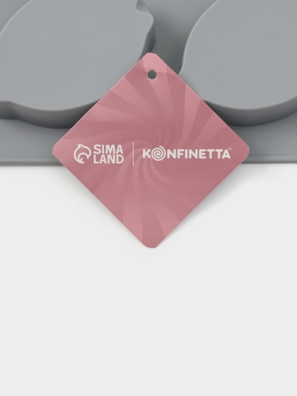 Форма для выпечки и муссовых десертов KONFINETTA «Лимон», силикон, 8 ячеек (5,2×4,2 см) 30×17,4×2,3 см, серая Форма для выпечки и муссовых десертов KONFINETTA «Лимон», силикон, 8 ячеек (5,2×4,2 см) 30×17,4×2,3 см, серая