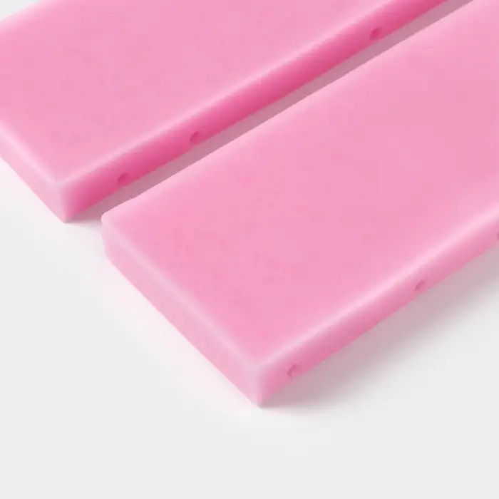 Молд для заливки шоколада &laquo;Цифры с узором&raquo;, 2 шт., 10 ячеек, силикон, 16.6&times;10.5 см, розовый