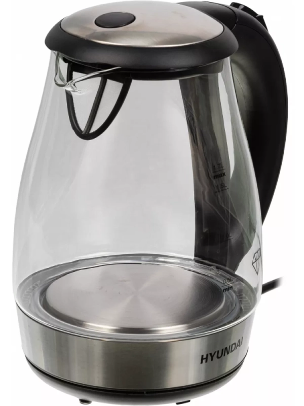 Чайник HYK-G2030 1,7л 2200Вт черный (стекло)