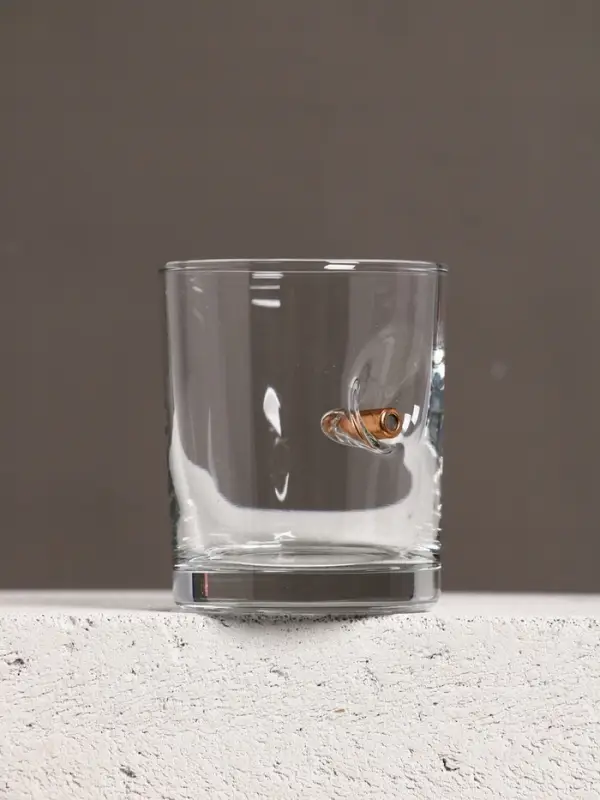 Набор Набор "На удачу", гель для душа виски и стакан с пулей