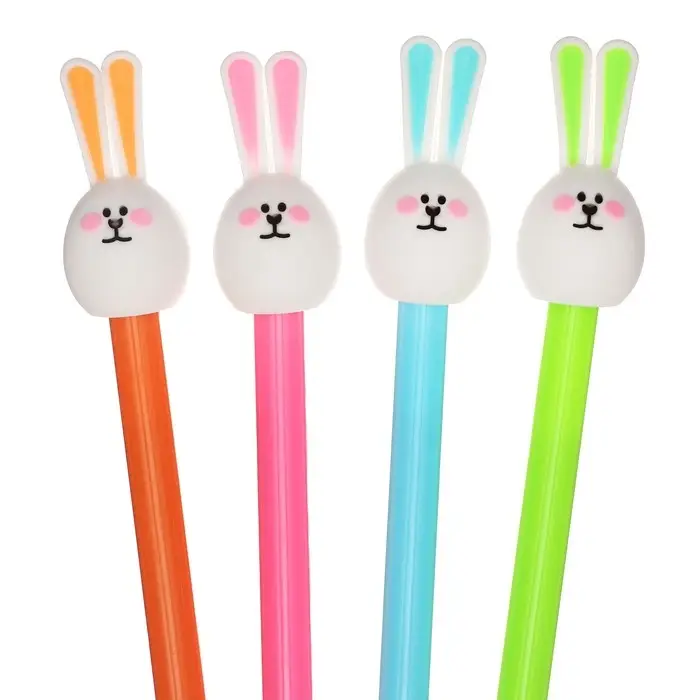 Ручка - прикол Calligrata «Зайка», гелевая, МИКС Ручка - прикол Calligrata «Зайка», гелевая, МИКС