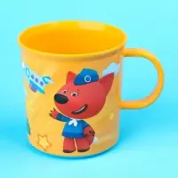 Кружка детская &laquo;Ми-Ми-Мишки&raquo; с нескользящим дном, 200 мл., цвет оранжевый