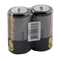 Батарейка солевая GP Supercell Super Heavy Duty, C, 14S / R14, 1.5 В, спайка, 2 шт.
