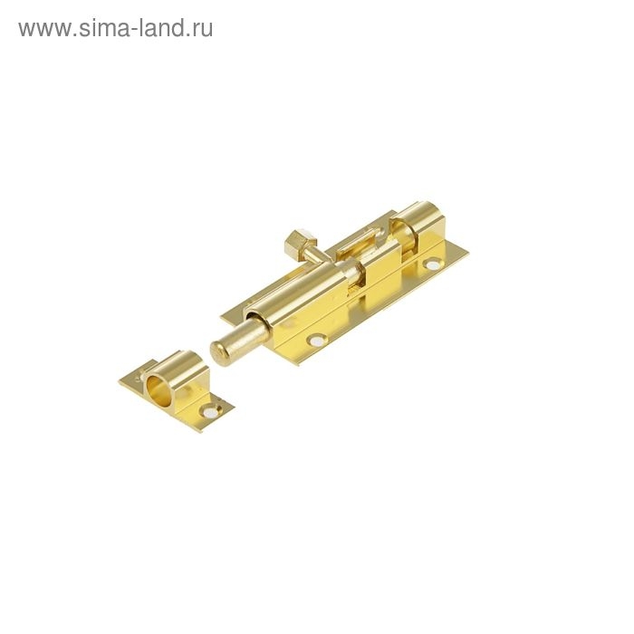 Шпингалет SH01, 3 Шпингалет SH01, 3", алюминий, цвет золото