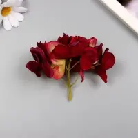 Бутон на ножке для декорирования «Фиалка красная», d=5 см, h=10 см