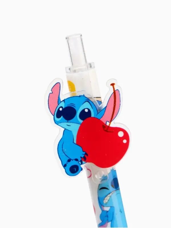 Ручка автоматическая Ручка автоматическая "Стич", МИКС ,синяя паста 0.5 мм