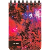 Блокнот 120л,А6,Space Galaxy,белый