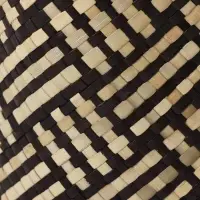 Сумка плетёная из пандана, 22&times;14&times;35 см, бежево-коричневая