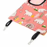 Сенник - кормушка для грызунов, подвесной, 29 х 25 см, розовый