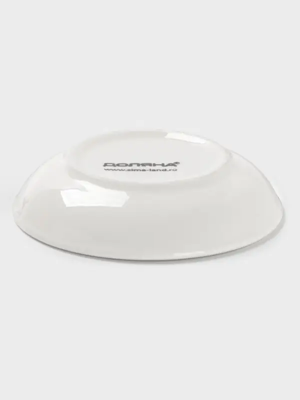 Соусник Доляна White Label, 50 мл, d=8.5 см, фарфор, белый