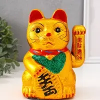 Маятник настольный антистресс &laquo;Манэки-нэко&raquo;, керамика, h=17 см