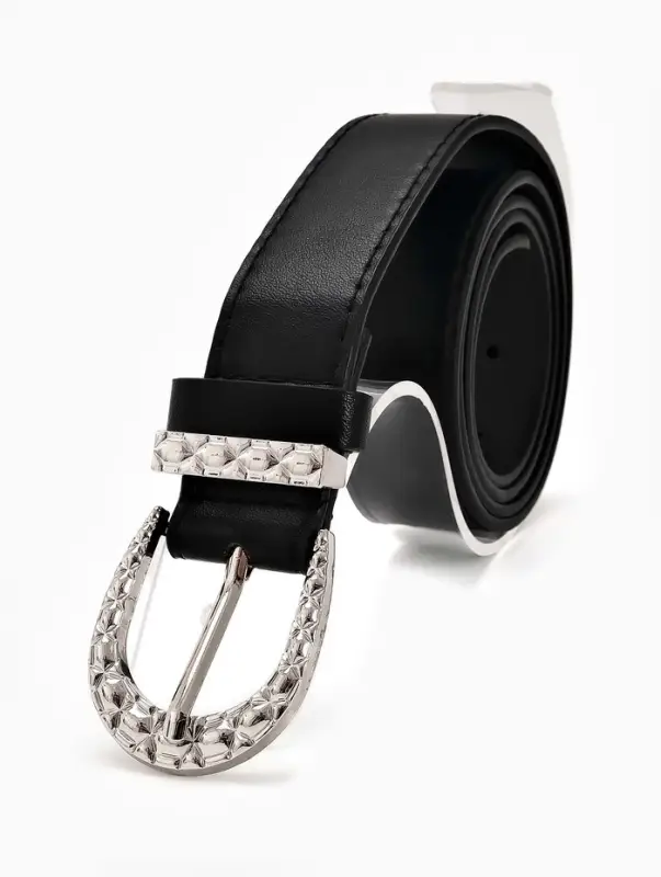 Ремень жен 05-01-02-01, Июнь2509, 3*0,3*110 см, без винта, пряж металл, 1 прокол, черный Ремень жен 05-01-02-01, Июнь2509, 3*0,3*110 см, без винта, пряж металл, 1 прокол, черный