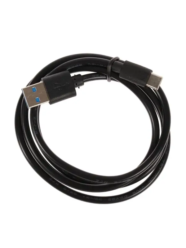 Кабель Luazon, Type-C - USB, 1 А, 1 м, чёрный