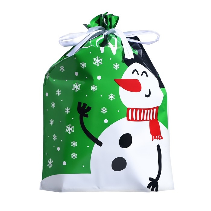 Новый год. Пакет подарочный с завязками,  Новый год. Пакет подарочный с завязками, "Бенгальские огни", 29х43 см.