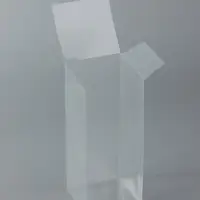 Складная коробка из PVC, прозрачная, 7&times;7&times;18 см