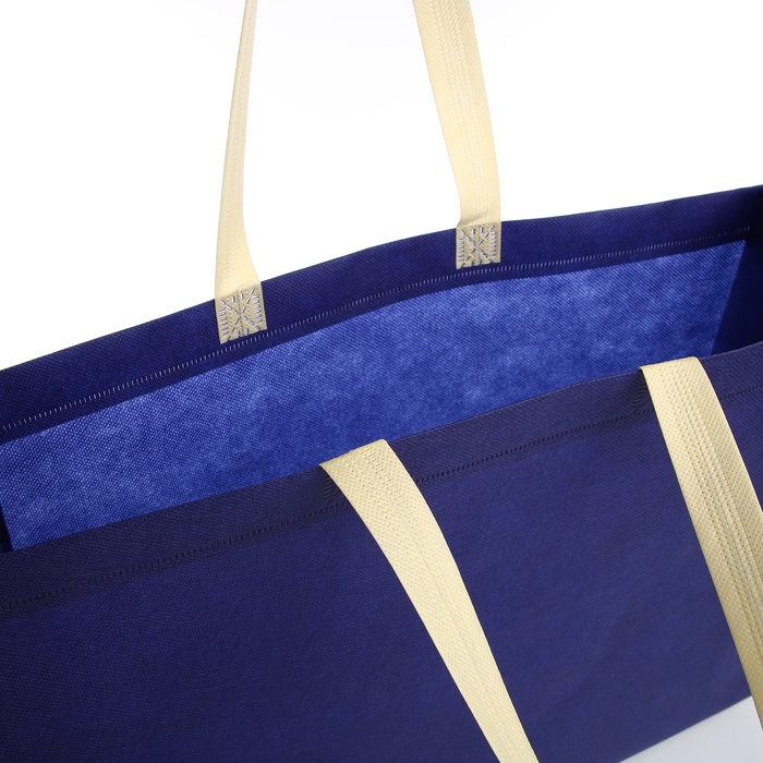 Сумка пляжная без застёжки, цвет синий Сумка пляжная без застёжки, цвет синий