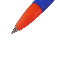 Ручка шариковая ErichKrause. R=301 Orange Matic & Grip, автоматическая, синий стержень, узел 0.7 мм, резиновый упор