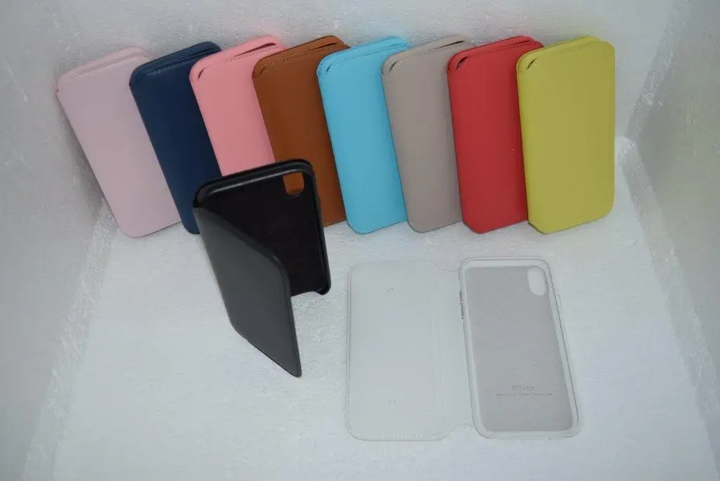 Чехол iPh X Кожаный Folio