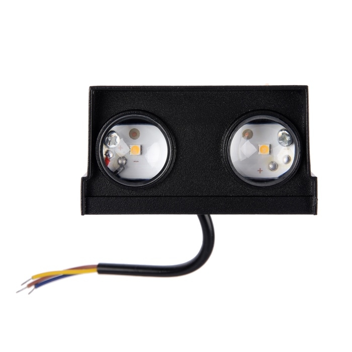 Светильник фасадный «Каскад», FSD-094, 2 Вт, 3000К, 2 луча, IP65, 220 В, металл, черный Светильник фасадный «Каскад», FSD-094, 2 Вт, 3000К, 2 луча, IP65, 220 В, металл, черный