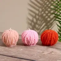 Свеча "Пряжа" 5х5х6,5 см, соевый воск