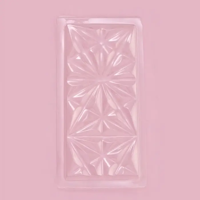 Форма для шоколада «Цветок», пластик, 20,5×10,5×1,5 см, прозрачная Форма для шоколада «Цветок», пластик, 20,5×10,5×1,5 см, прозрачная
