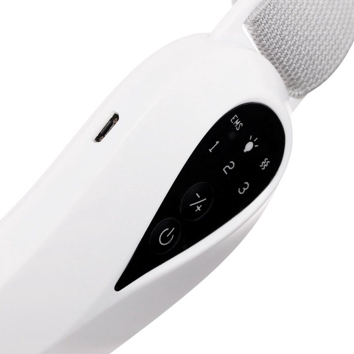 Массажер для коррекции подбородка LEM-36, микротоковый, вибрационный, от АКБ, белый Массажер для коррекции подбородка LEM-36, микротоковый, вибрационный, от АКБ, белый