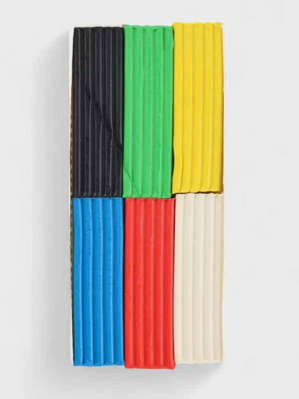 Пластилин  6 цв 120 гр в пакете  (восковой)