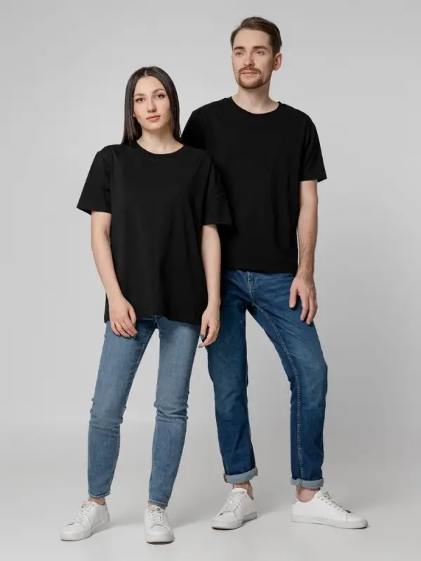 Футболка унисекс Tervu, черная, размер S Футболка унисекс Tervu, черная, размер S