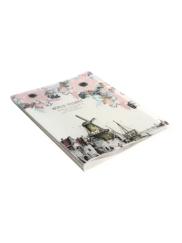 Папка формат А4, с 40 прозрачными файлами &laquo;Город&raquo;, МИКС