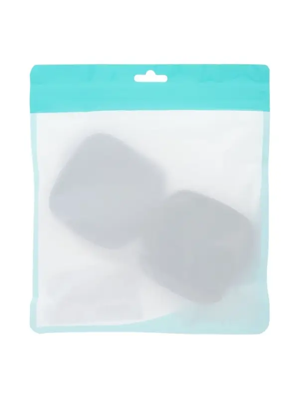 Футляр для наушников, квадратный, мат. верха: экокожа, 80&times;80&times;30 мм, черный