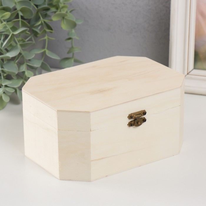 Шкатулка дерево под роспись Шкатулка дерево под роспись "Многогранник" набор 3 шт 12х7х5 15х10х7 18х13х9 см