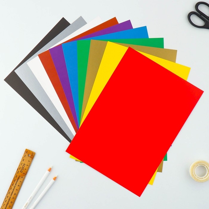 Картон цветной А4 мелованный односторонний 10 листов 10 цветов «1 сентября:Совушка» золото и серебро 220 г Картон цветной А4 мелованный односторонний 10 листов 10 цветов «1 сентября:Совушка» золото и серебро 220 г