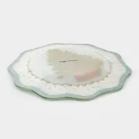 Тарелка десертная цветок "Рождественская ель" 20,5х1,5 см Тарелка десертная цветок "Рождественская ель" 20,5х1,5 см