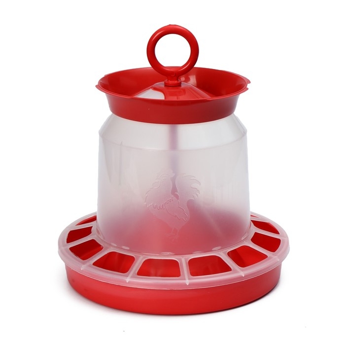 Кормушка бункерная для домашней птицы на 5 кг, цвет МИКС Кормушка бункерная для домашней птицы на 5 кг, цвет МИКС