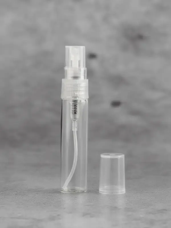 Флакон стеклянный для парфюма, с распылителем, 5 мл, прозрачный Флакон стеклянный для парфюма, с распылителем, 5 мл, прозрачный