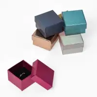 Набор коробочек подарочных 6 шт. под серьги/кольцо &laquo;Голография&raquo;, 5&times;5, цвет МИКС (7077020)