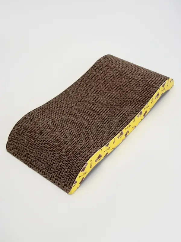 Когтеточка-лежанка &laquo;Пижон. ГТО&raquo;, 42.5&times;20&times;5.5 см, с кошачьей мятой, гофрокартон