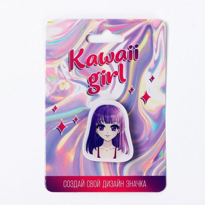 Значок Значок "Аниме", 2.5 х 3.3 см