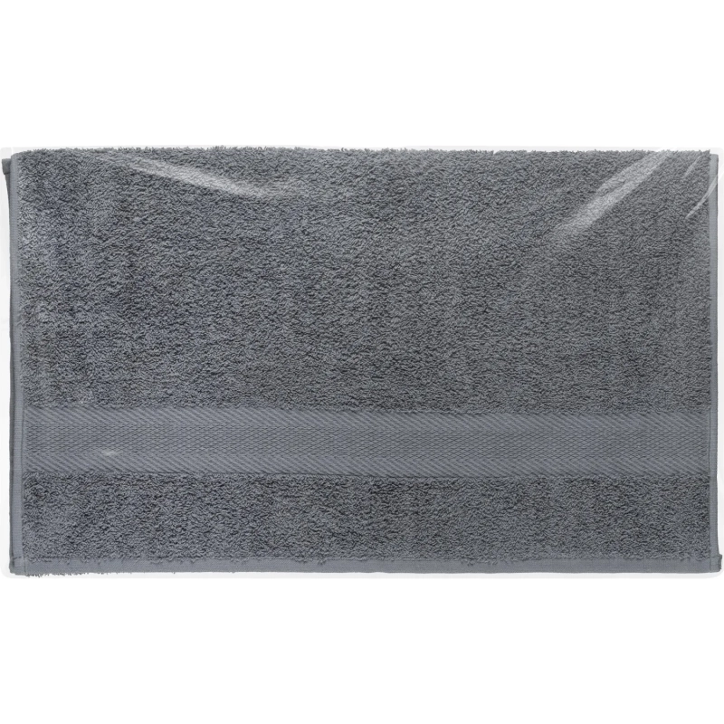 Набор полотенец махровых бордюр 440 г/м2, 50х90 серый, 10шт