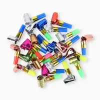 Язычок карнавальный &laquo;Голография&raquo;, 4.5 см, набор 24 шт., МИКС