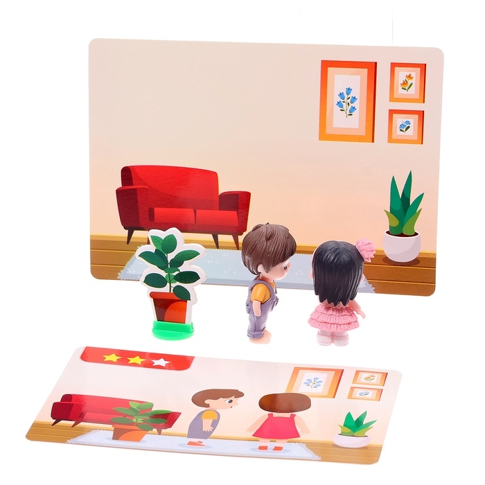 Развивающий набор «Кто где стоит? Ориентируемся в пространстве» Развивающий набор «Кто где стоит? Ориентируемся в пространстве»